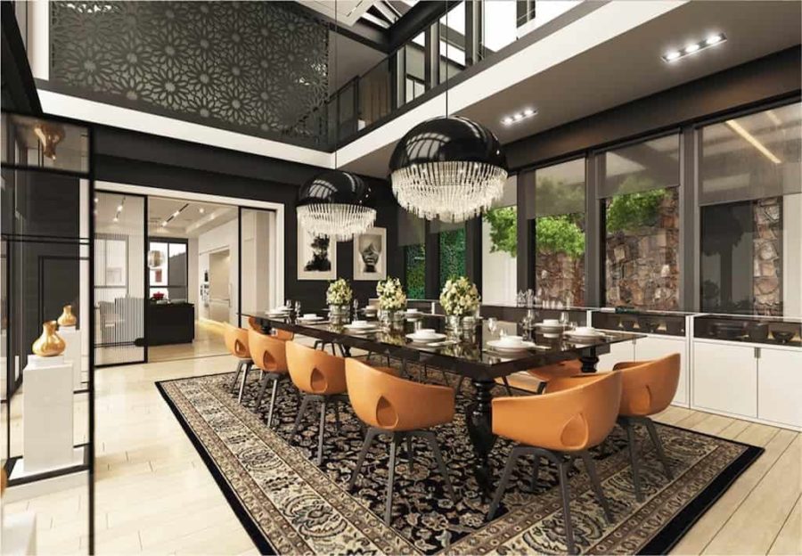 Sala de Jantar Moderna: 60 Ideias que Vão te Encantar!