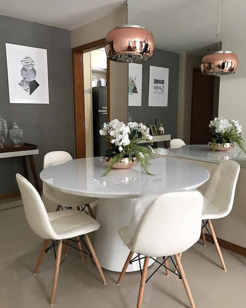 Sala de Jantar Moderna: 60 Ideias que Vão te Encantar!