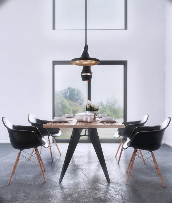 Sala de jantar moderna E simples
