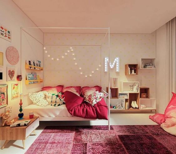 Cores para quarto Feminino Jovem