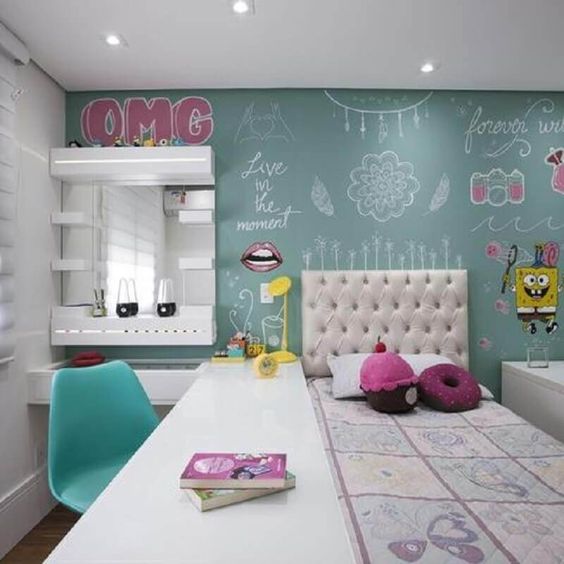 Cores para quarto Feminino Jovem