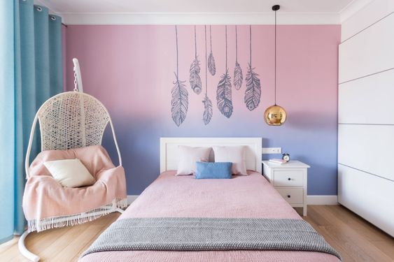 Cores para quarto Feminino Jovem