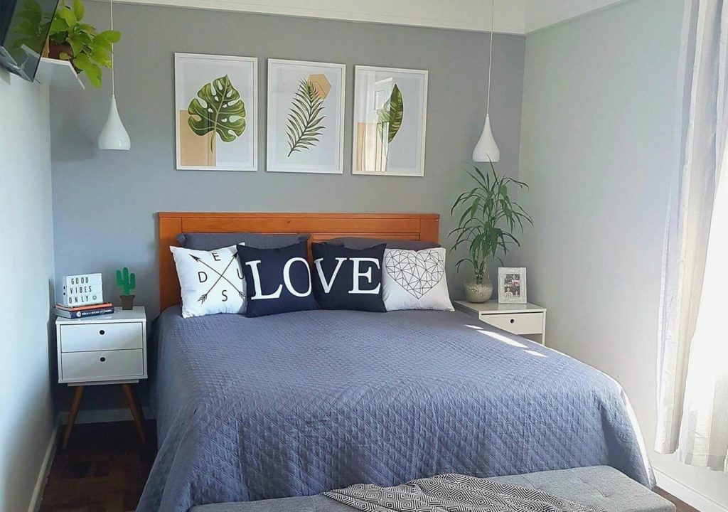 Quarto de Casal Pequeno: 70 Projetos Para Otimizar Espaço