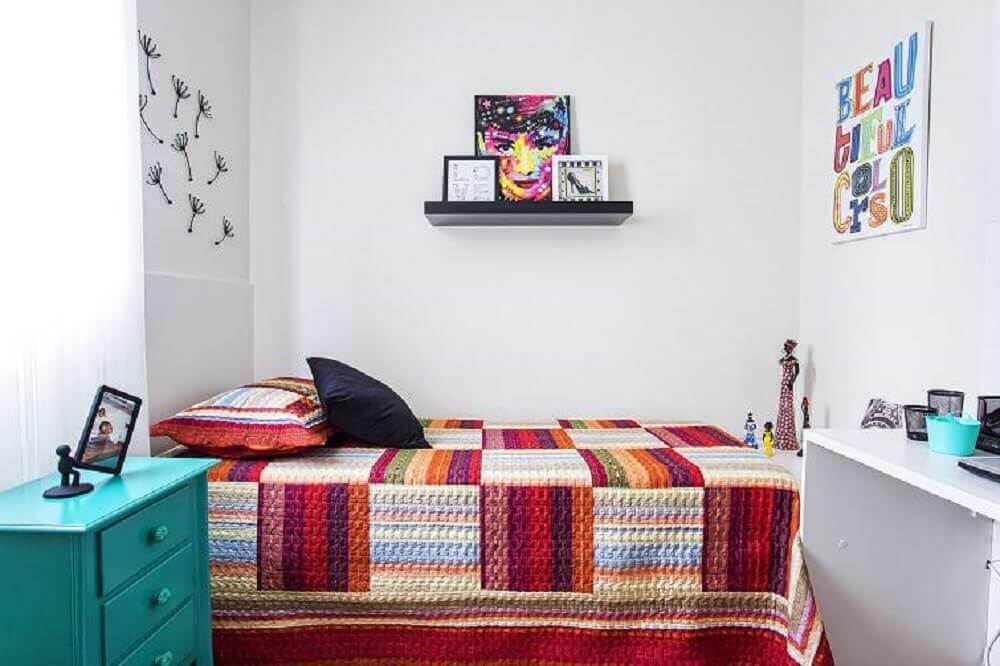 Quarto de casal simples decorado Barato