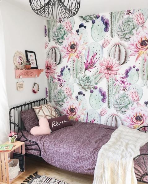 Quarto decorado feminino Jovem