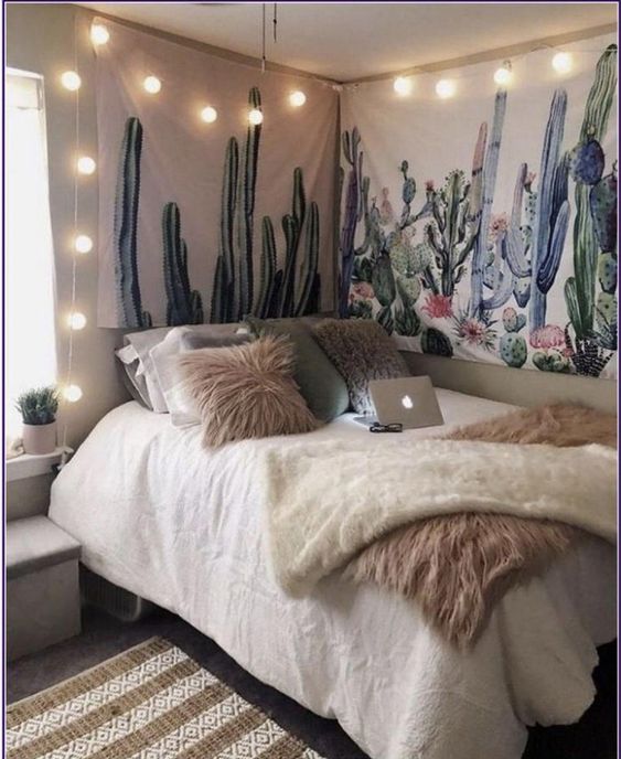 Quarto decorado feminino Tumblr