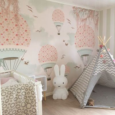 Ideias de papel de parede para quarto De bebe