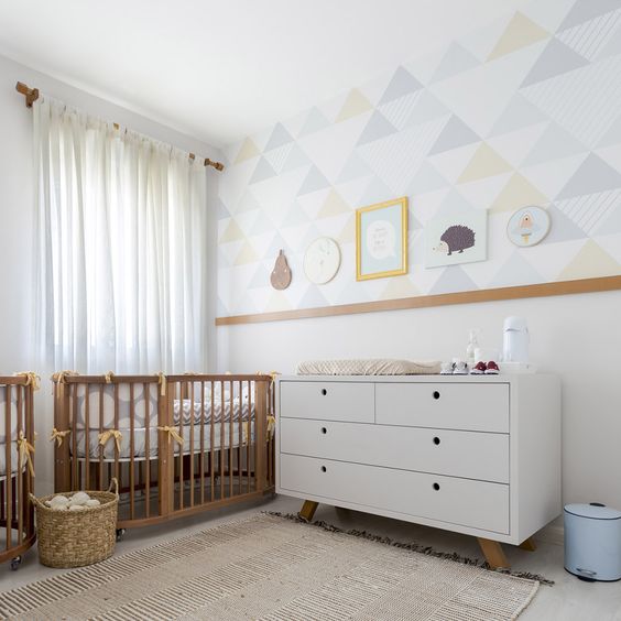 Ideias de papel de parede para quarto De bebe