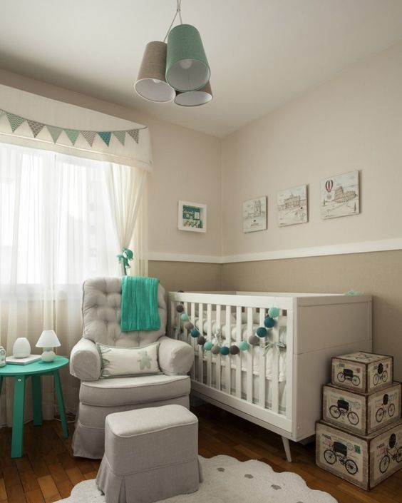 Quarto de casal simples decorado Bebe