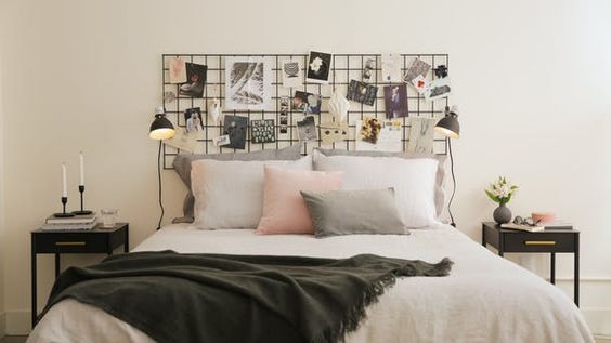 Quarto de casal simples decorado Diy