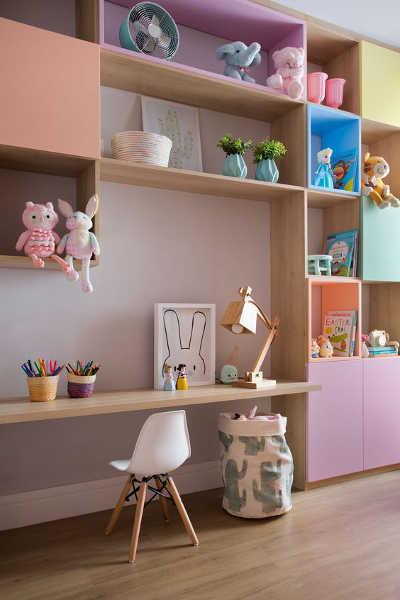 Quarto de casal simples decorado Infantil