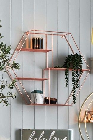 Quarto de casal simples decorado Rose Gold