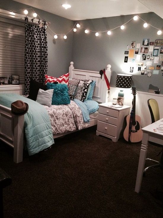 Quarto de casal simples decorado Tumblr