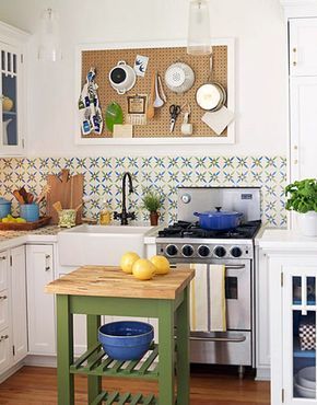 Objetos de decoração para cozinha Pequena