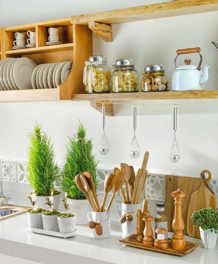 Objetos de decoração para cozinha Simples