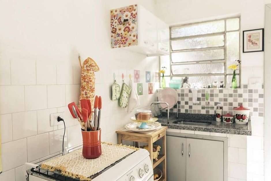 Objetos de decoração para cozinha Simples