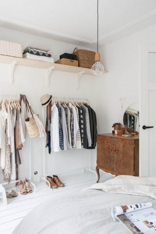 Quarto com closet Simples