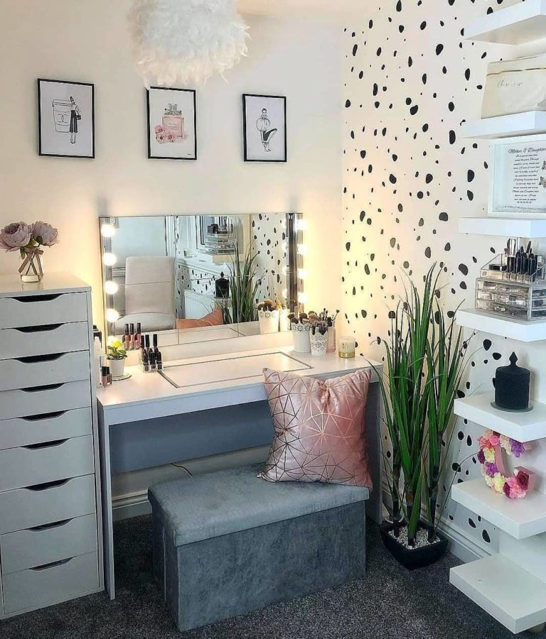 Quarto com Penteadeira: 60 Lindos Modelos para se Inspirar!