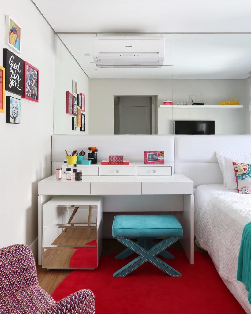 Quarto com Penteadeira: 60 Lindos Modelos para se Inspirar!