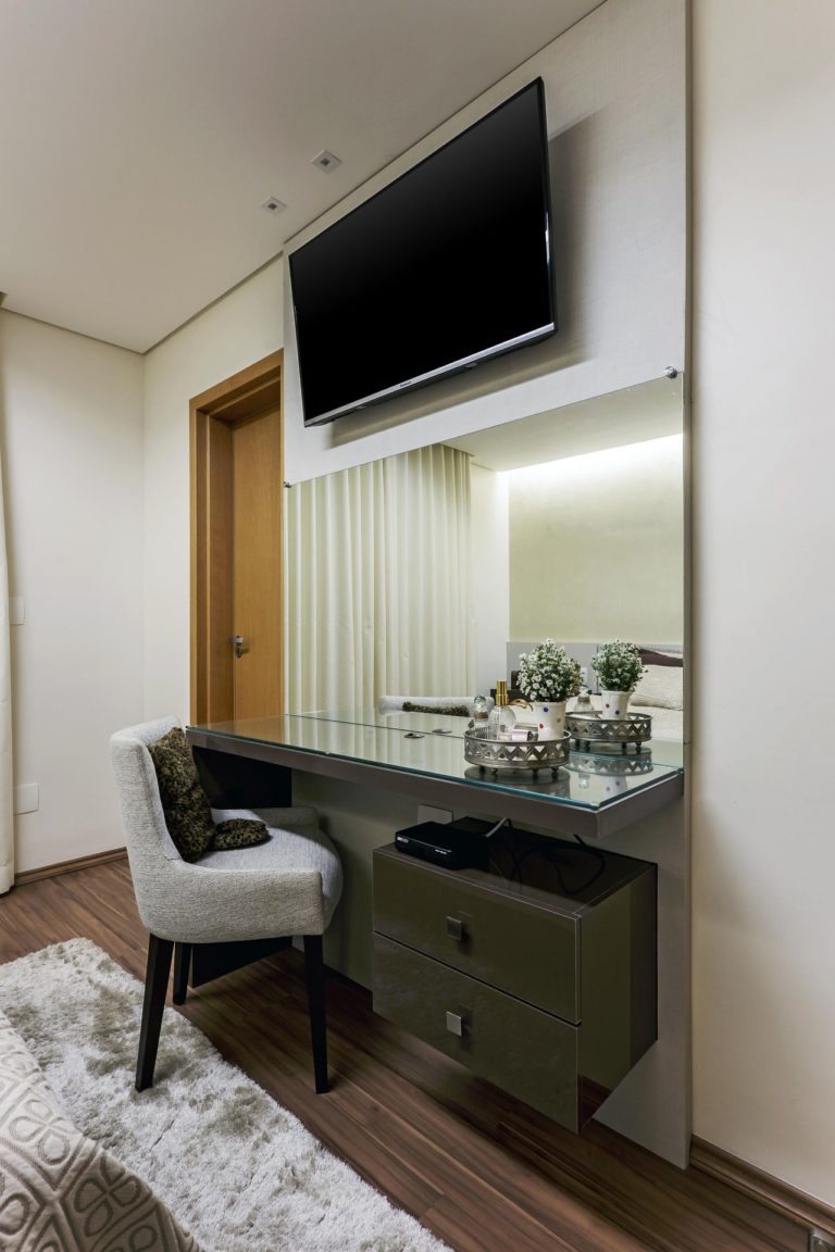 Quarto com Penteadeira: 60 Lindos Modelos para se Inspirar!