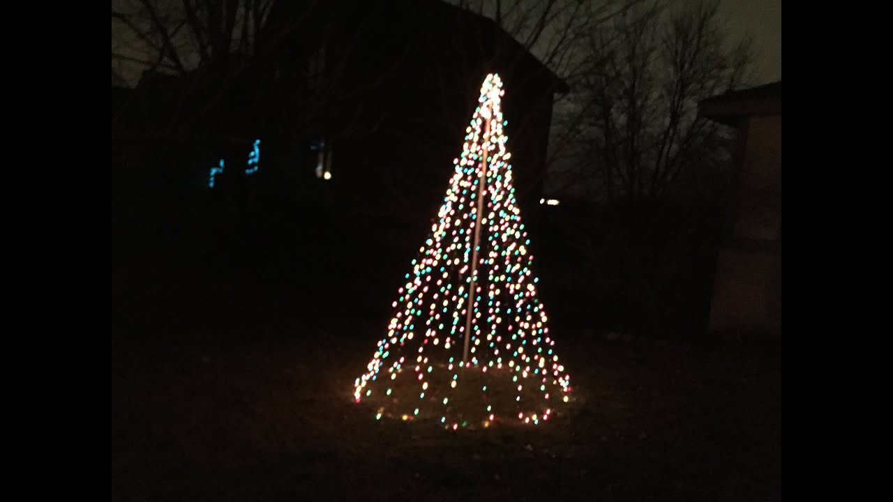 Decoração com Luzinhas de Natal Árvore