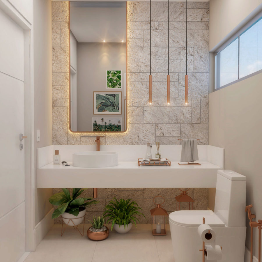 Banheiro de Luxo Moderno