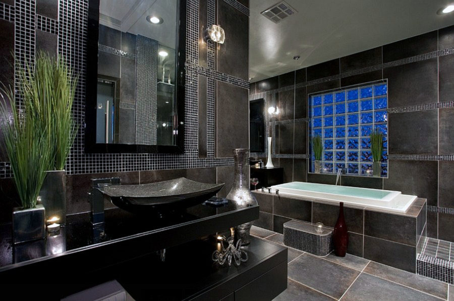 Banheiro de Luxo Preto