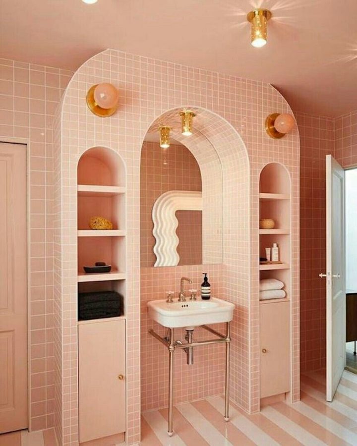 Banheiro Rosa Antigo