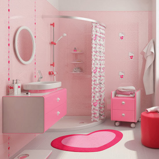 Banheiro Rosa Decorado