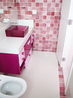 Banheiro Rosa Decorado