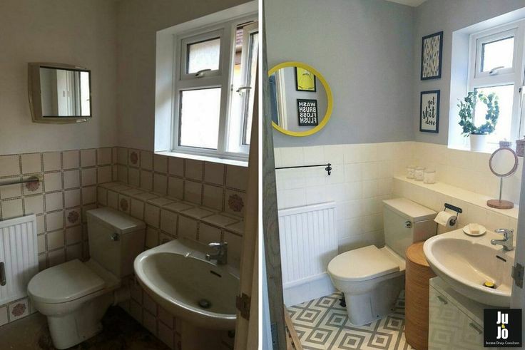 Banheiro antigo Antes e depois