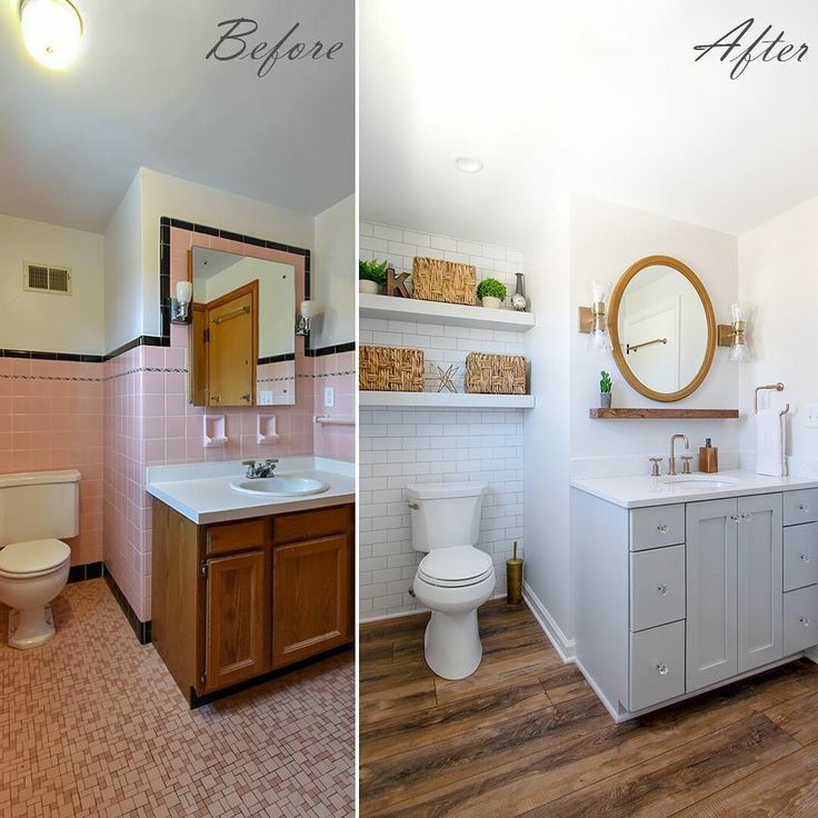 Banheiro antigo Antes e depois