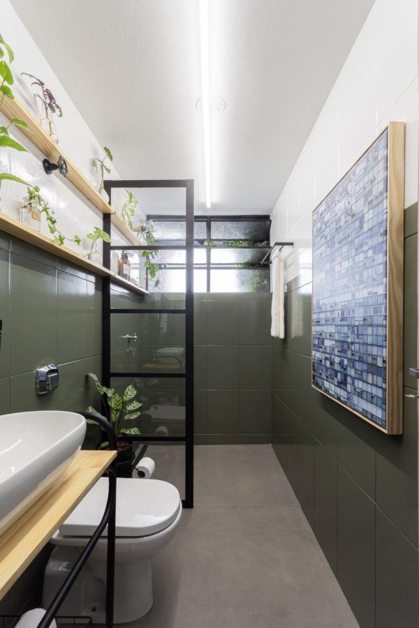 Banheiro estilo industrial Moderno
