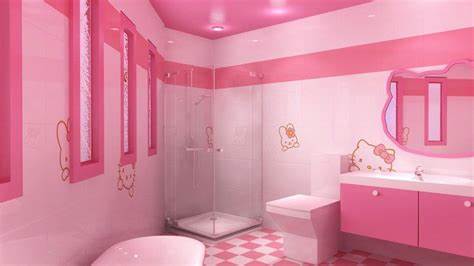 Banheiro infantil Rosa