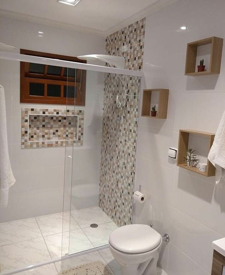 Banheiro reformado Simples