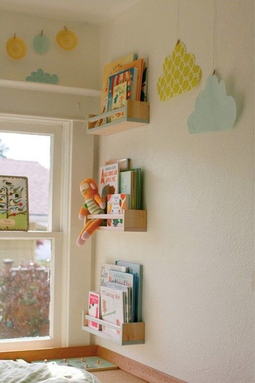 Estante para livros parede Infantil