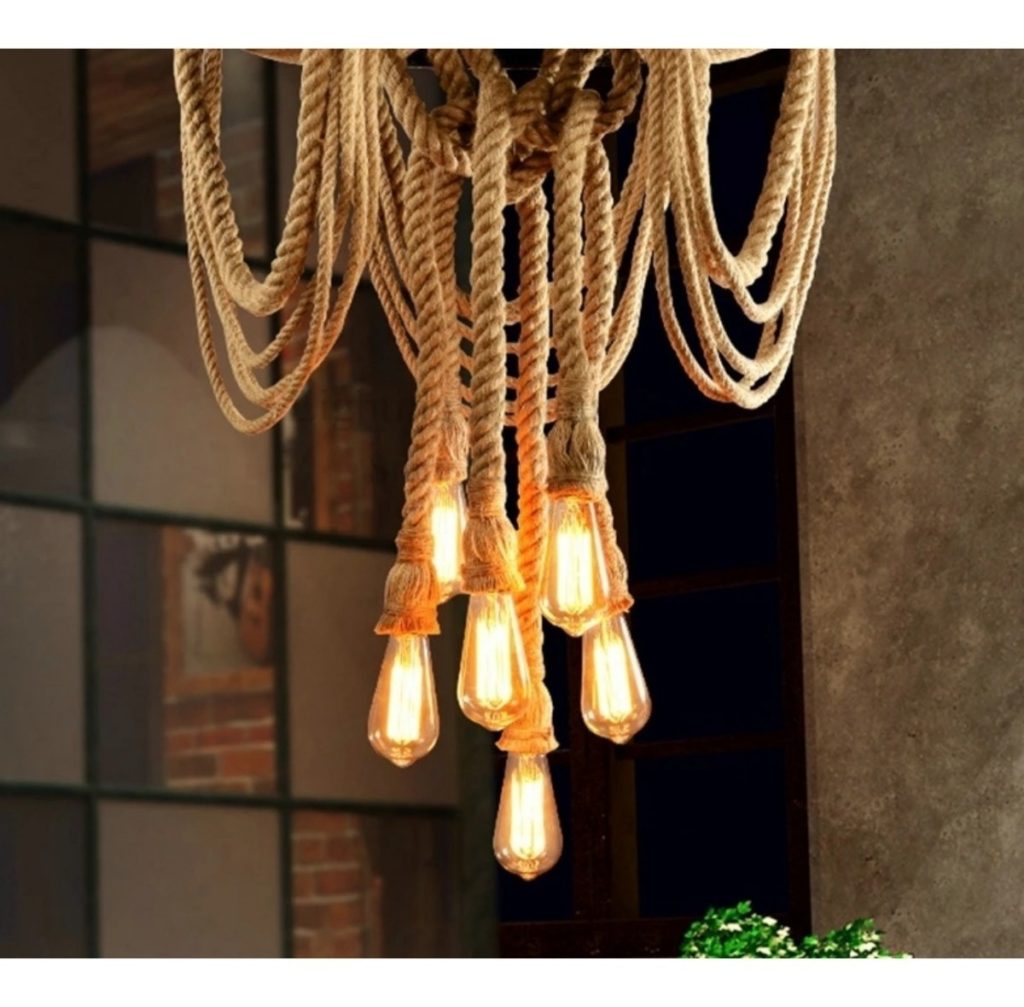 Luminária de Corda 60 Modelos Modernos para se Inspirar!