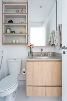 Como decorar banheiro pequeno Com nichos